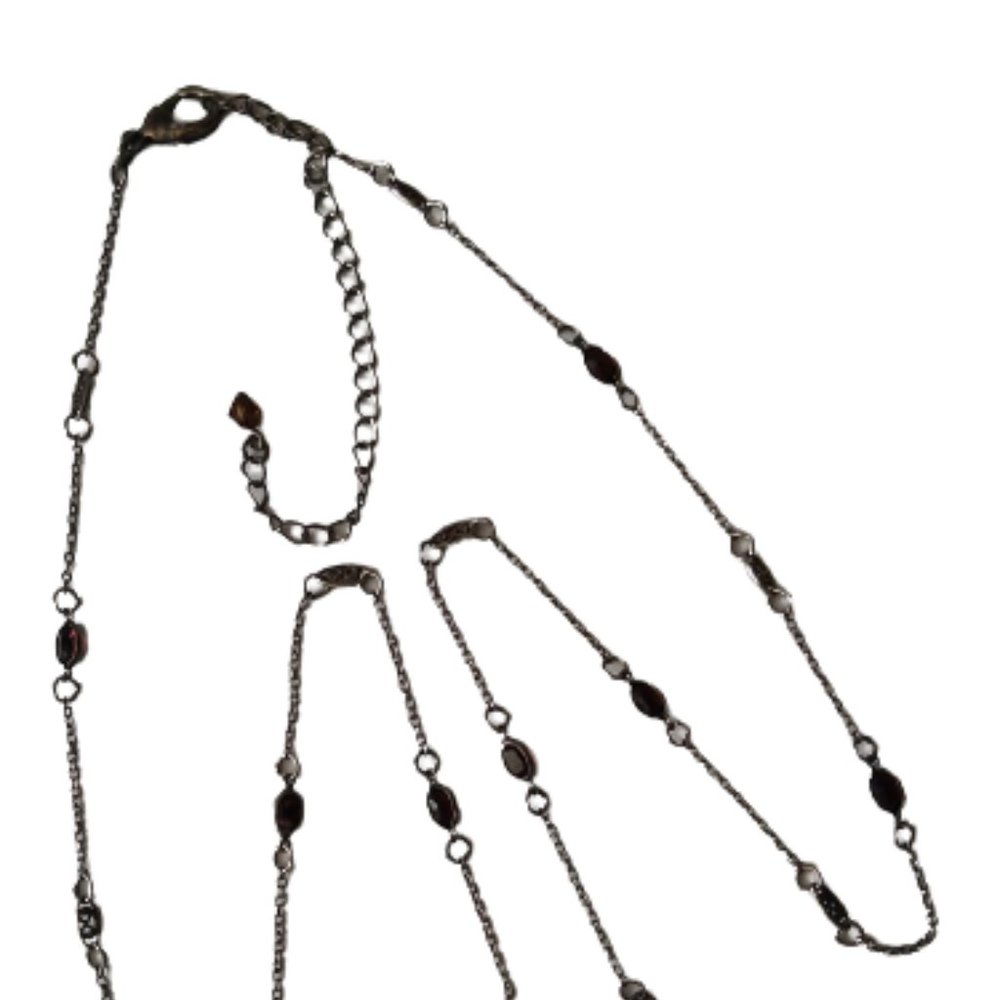 SORRELLI NECKLACE WITH RUBBIES - Picture 3 of 5